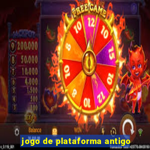 jogo de plataforma antigo