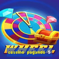 cassino pagando 5 reais no cadastro