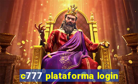 c777 plataforma login