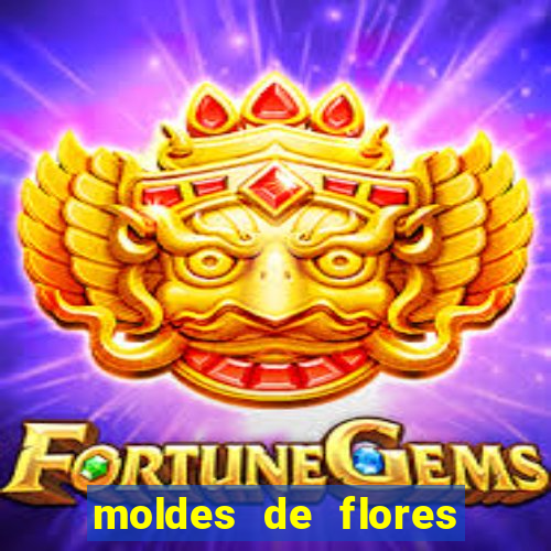 moldes de flores gigantes para imprimir